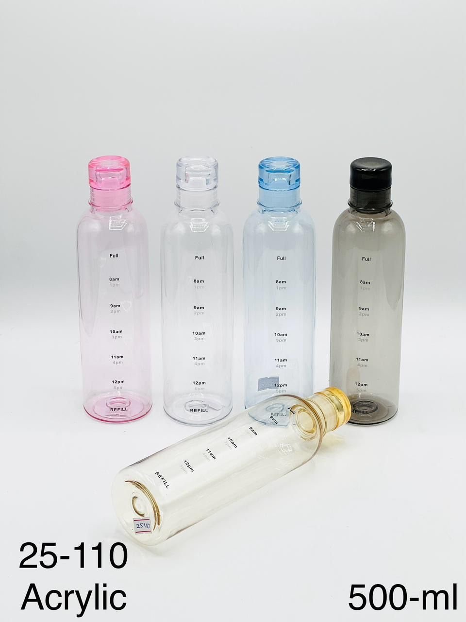 Acrylic Bottles Transparent
