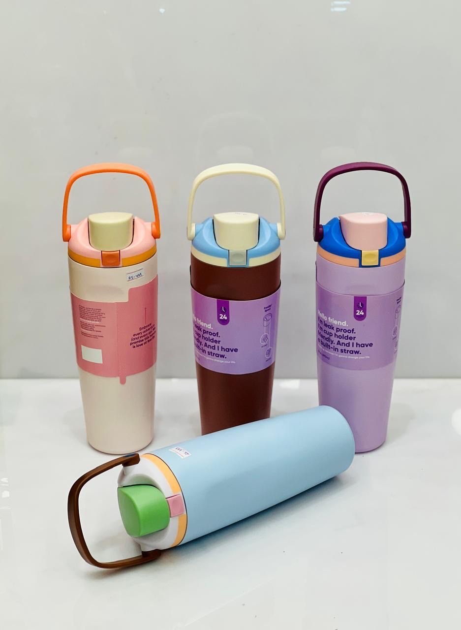 Cup with straw 4 Colors