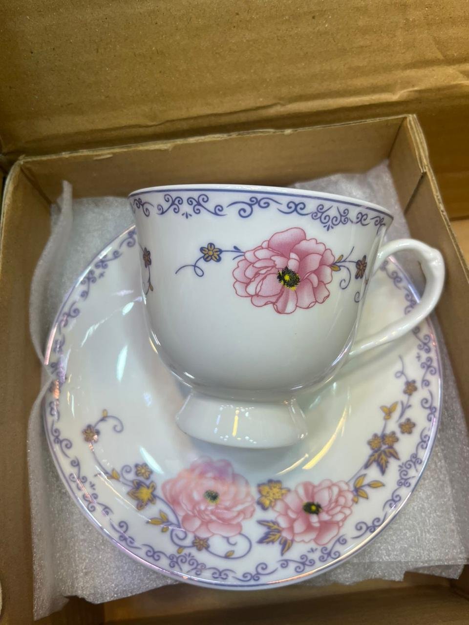 Tea Cup & Saucer Design 4
