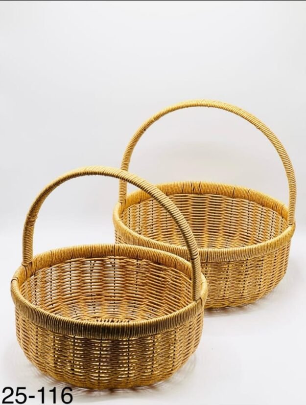 Wooden Basket Set (2 Pieces)